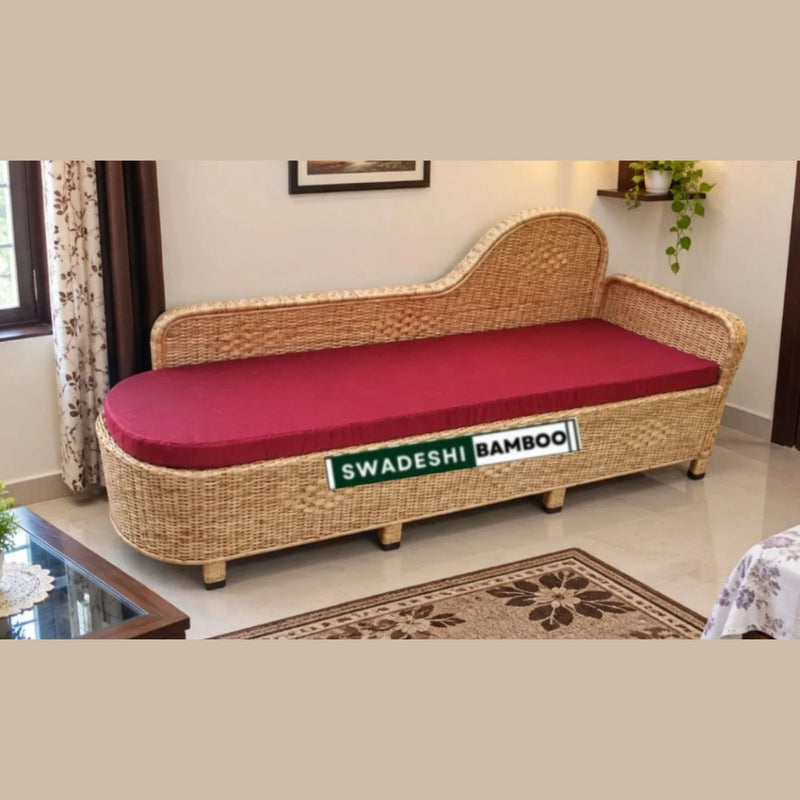 Handicraft Side Sofa Sette For Living Room I Bamboo Diwan