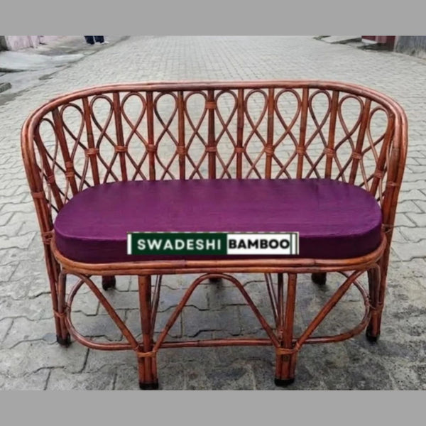 Two Seater Couch with Cushions – Perfect for Home, Office, Garden, Hotel & Outdoor Spaces