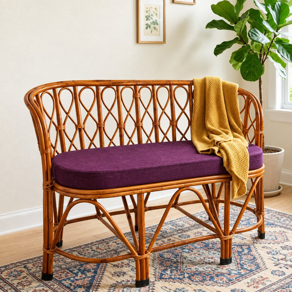 Two Seater Couch with Cushions – Perfect for Home, Office, Garden, Hotel & Outdoor Spaces