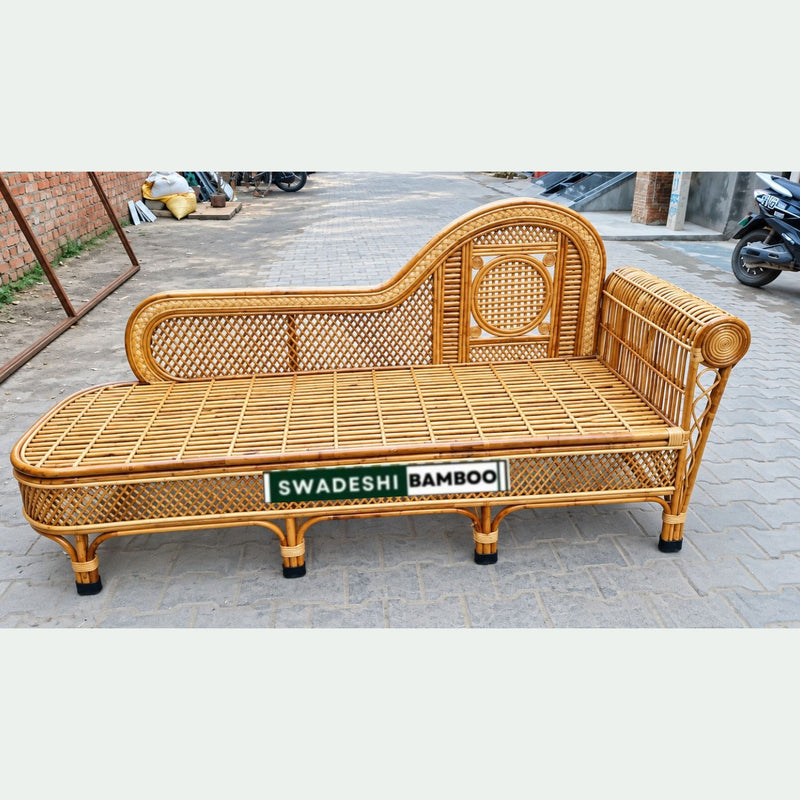 Cane Couch Diwan Sofa Settee for Living Room, Garden and Office