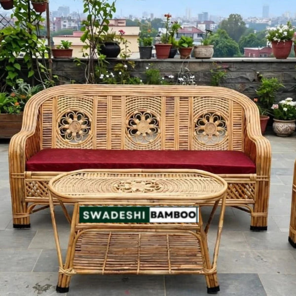 Sofa Set with Table For Home, Office and Garden