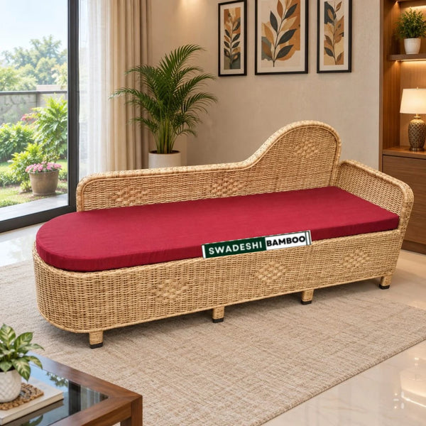 Handicraft Side Sofa Sette For Living Room I Bamboo Diwan
