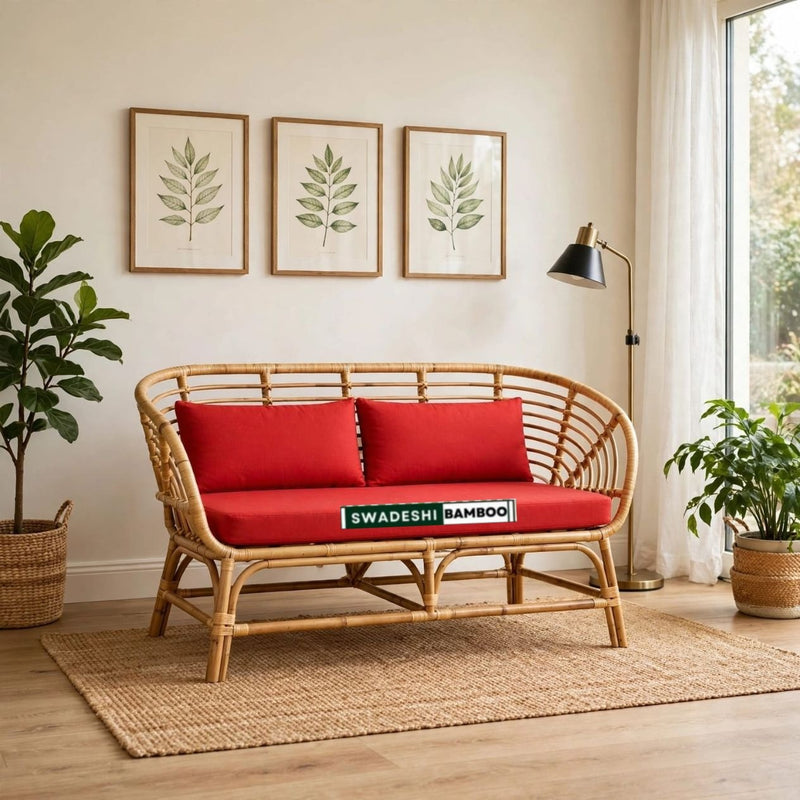 2- Seater Sofa Bamboo couch both Indoor and Outdoor for Home & Office