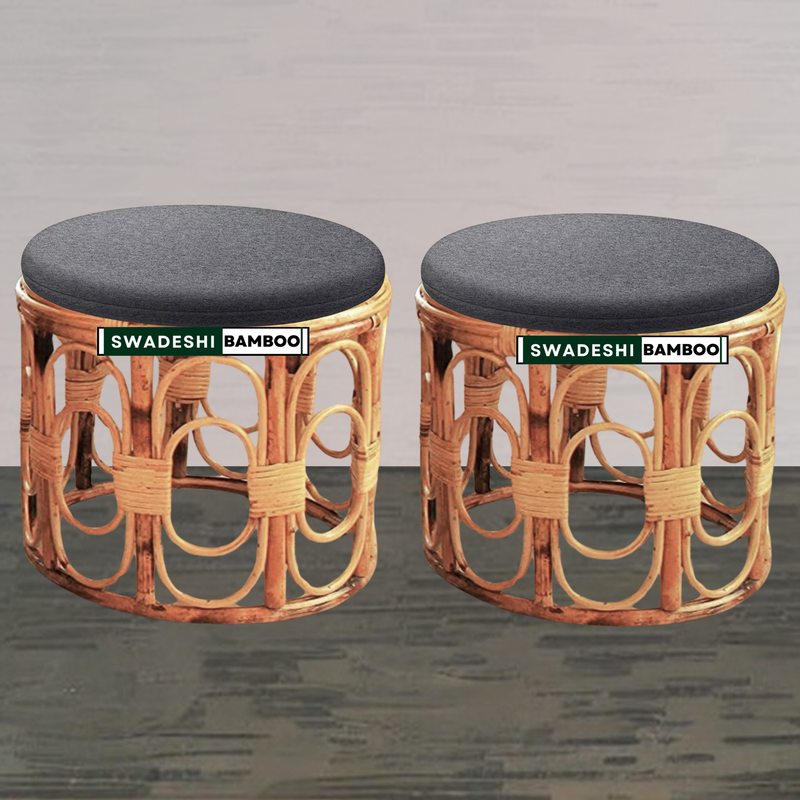 Wooden Bamboo Stool muda