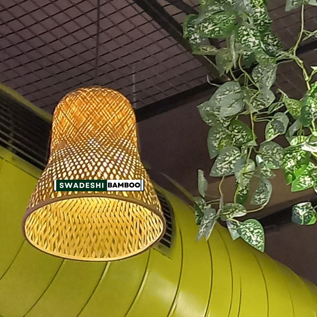Handwoven Bamboo Hanging Bell Shaped Lamp Shade for Home decor ...
