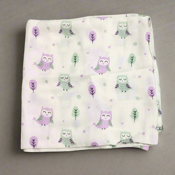 cotton printed swaddle