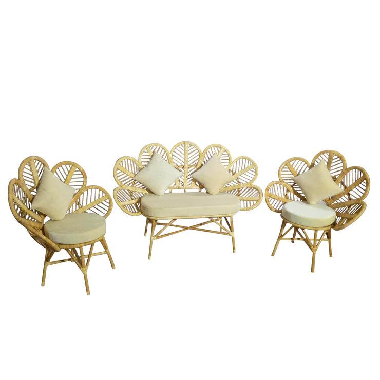 Garden Vintage design Sofa Set for Home & office - swadeshibamboo