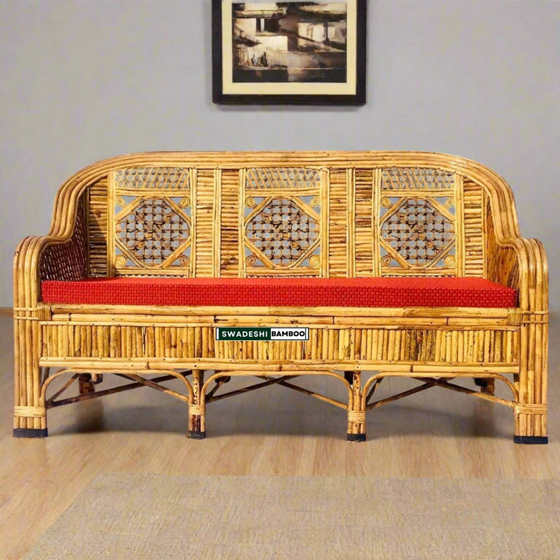 three seater bans ka sofa