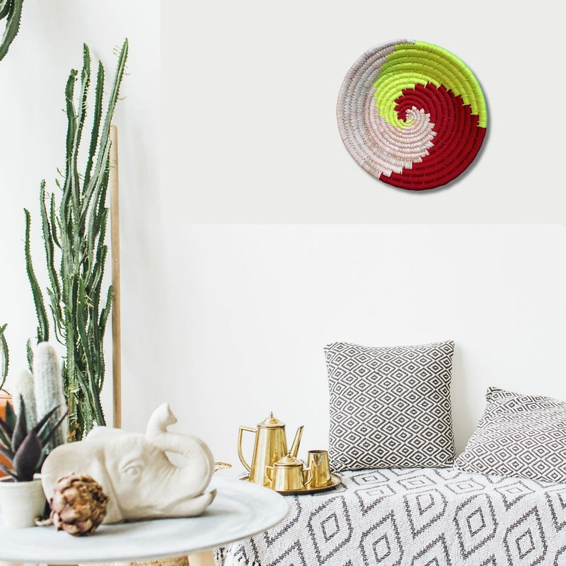tri color wall decor