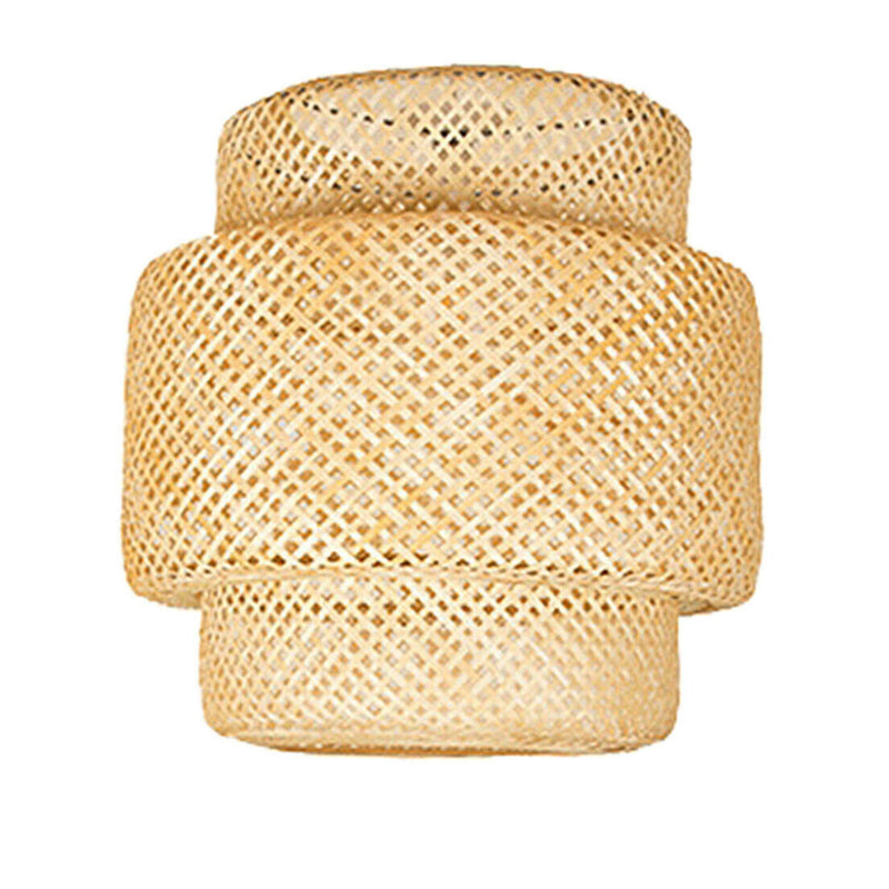Bamboo Ceiling Light Hanging Lamp Shade | Set of 2 - swadeshibamboo