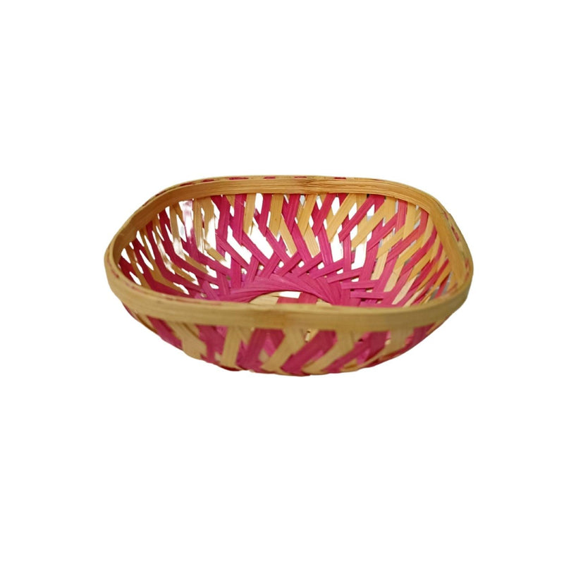 Bamboo Multipurpose Baskets (Set of 2) - Ideal for Home Organization - swadeshibamboo