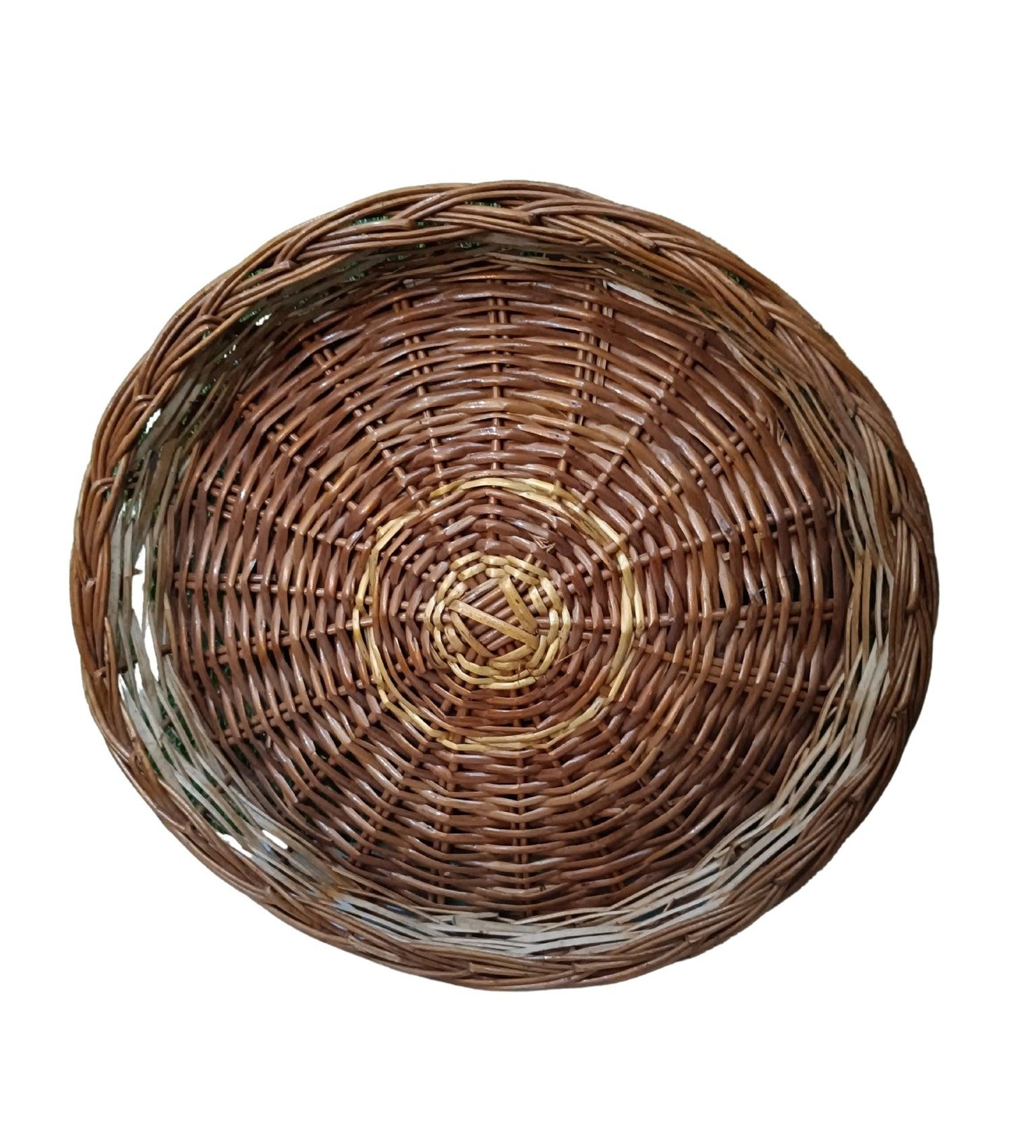 Bamboo Large Basket Cane bamboo wicker Gift Packing Dryfruit Basket - swadeshibamboo