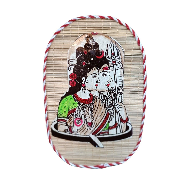 shiv parvati wall art